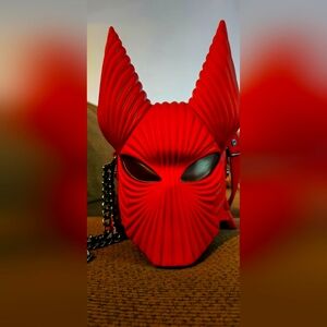 Vixen by Micheline Pitt Red Devil Shoulder Bag